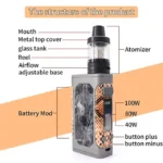 F8 Vape 100 Watts Starter Kit