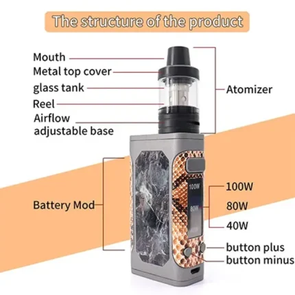 F8 Vape 100 Watts Starter Kit