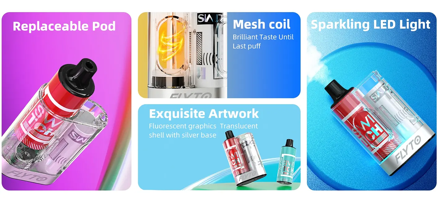 Flyto Switch 6000 Puffs Disposable Vape